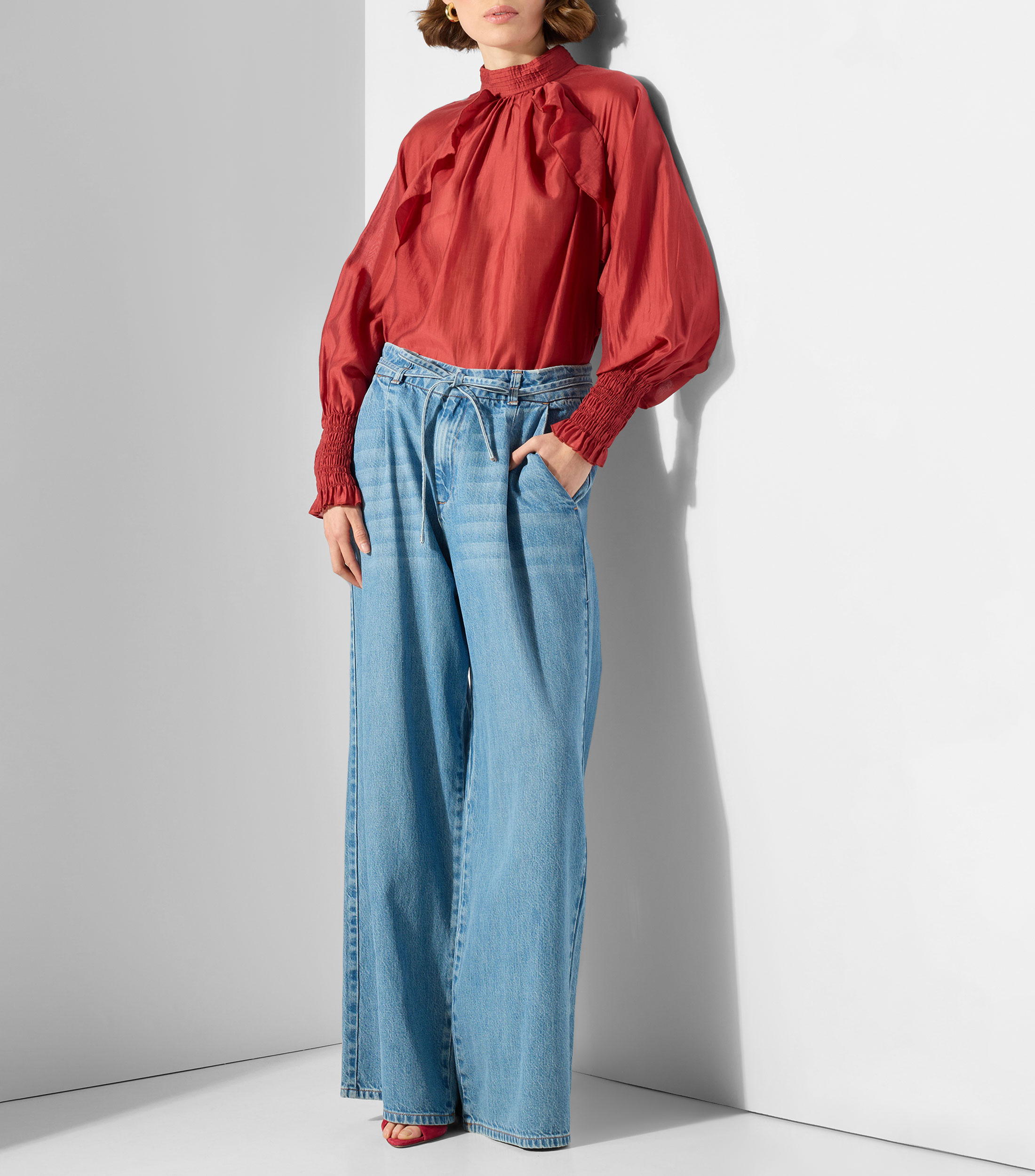 Jeans acampanado Mujer